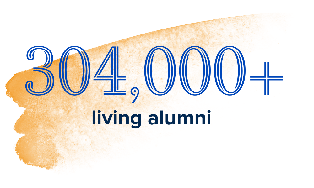 304,000+ living alumni
