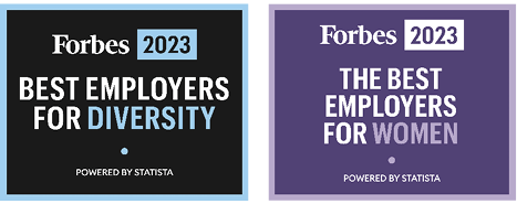Forbes 2023 best employers for diversity and best employers for women